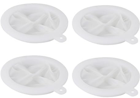 Filtro a Setaccio,Filtro a maglia fine da 5 pollici,filtro a imbuto ultra fine,filtro da cucina,filtri per liquori,100 200 300 400,15 cm,per oli,succhi di frutta,vino, caffè, (4PCS)