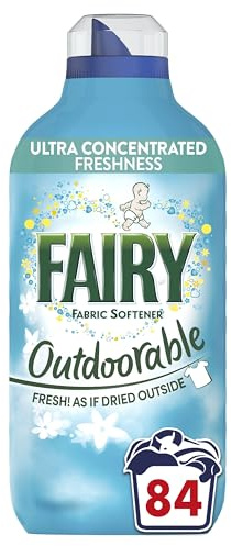 Fairy Outdoorable Fabric Conditioner, 84 Washes, Ultra Concentrated Formula For Sensitive Skin, Dermatologically Tested