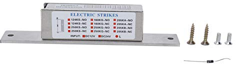 Cerradura Inteligente Electrica para Puerta Exterior, 12V, Marco Estrecho, Material Acero Inoxidable y Cobre - Instalacion Oculta, Bajo Consumo, Amplia Compatibilidad