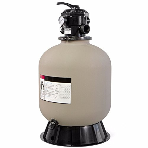XtremepowerUS 19 Above Inground Swimming Pool Sand Filter System 7-Way Multi-Port Valve Pool Filter up to 24,000 Gallons with Stand