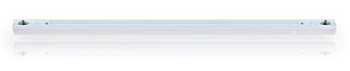 ledmaxx s14s100 a línea, Capacidad para bombilla Osram Linestra – ralina Socket de dos, 100 W, S14s, Color blanco, 100 x 3.4 x 3.6 cm