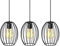 B.K.Licht - Pendelleuchte mit E27 Fassung, max. 60 Watt, Vintage, Hängeleuchte, Hängelampe Esstisch, Esszimmerlampe hängend, Wohnzimmerlampe, Küchenlampe, Retro, Vintage, 70x17,5x11,2 cm, Schwarz