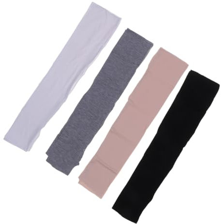 Warmhm Set Von 4 Paaren - Armstulpen Aus Baumwolle - Ideal Für Den Sommer Damen Langarmhandschuhe Mit UV Schutz Perfekt Für Outdoor Aktivitäten Und Radfahren Lockere Passform