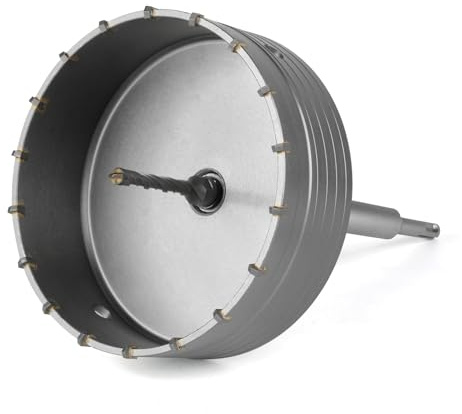 BINOTA Hålsåg för betong 160 mm, hålsåg för cirkelborrkronor, med SDS Plus-skaft 220 mm, för betong, tegel, mur, sten, murverk