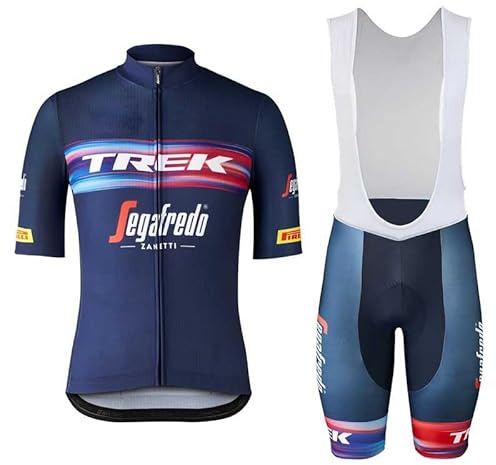assocauicy Conjunto Ciclismo Hombre,Ropa Ciclismo Hombre Trek 2024 New Transpirable y de Secado rápido en Verano con 3D Almohadillas De Gel 2024