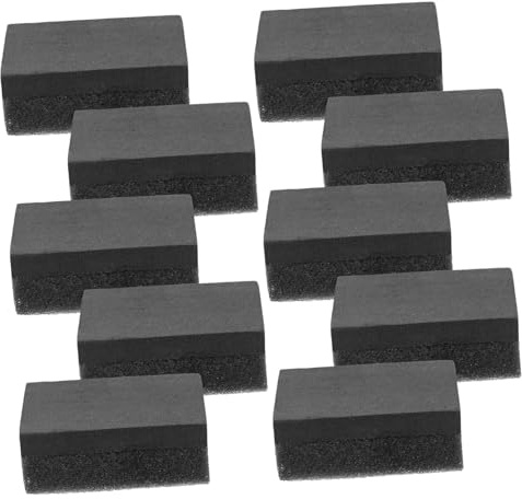 GALPADA Kit de 10 Lingettes Cirage Jetables Noires en Microfibre pour Entretien Rapide Chaussures Hommes Usage Bureau et Loisirs Format Pratique