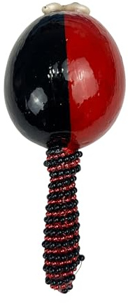 Maraca de Elegua Santeria Ritual Spiritual Instrument Maraca for Eleggua Orisha Yoruba Ifa Religion Ebbo Cleansing Protection Spiritual Amulet of Ellegua to Open Ways Elegba Ifa Santeria Warrior