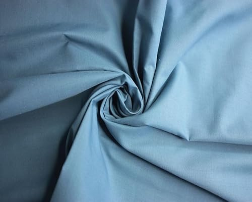 Polycotton -112cm, Durable for Sewing & Dressmaking (Airforce, 3 Meters)