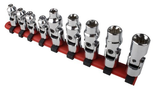 SUNEX TOOLS 9912 1/4-Inch Drive Universal External Star Socket Set, 1/4-Inch - 3/8-Inch, 9-Piece