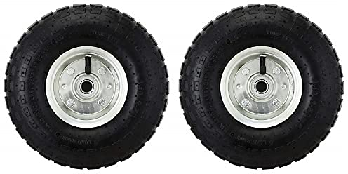 Easy Shopping® Set of 2 10 Pneumatic Wheels for Sack Trucks/Trolleys/Wheelbarrows
