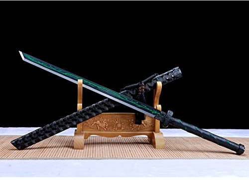 LQSMX sword 43.3 in Broadsword/scharf/Chinesisches Kampfsportmesser Katana Schwert echt Samuraischwert Handgeschmiedeter Manganstahl