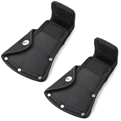 2pcs Couvre Tête de Hache, Étui de Hache Double Pression Protecteur de Hache Housse de Étui de Hache de Camp Adaptée pour Protecteur de Hache de Hache de 1,25Lb pour la Randonnée en Plein Air