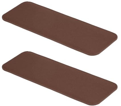 PATIKIL Fieltro Base Moldeador 12x5 Pulgadas, 2uds Bolsa Inferior Moldeador Almohadilla Monedero Forro Tablero Inserto Arco Esquina para Bolsos Mano Bolso Bandolera Bolso Mochila, Marrón