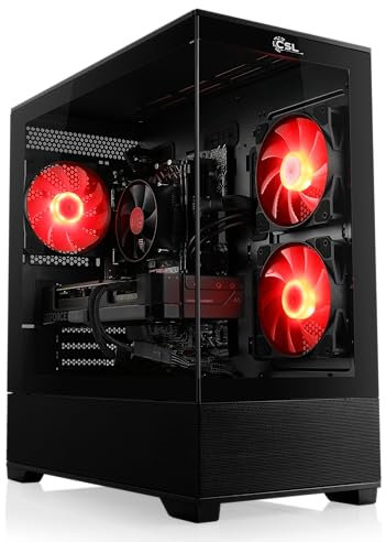 Gaming PC mit Windows 11 Home | AMD Ryzen 5 5500 6x3.6GHz | RTX 3050 | 1000GB M.2 NVMe | 32GB DDR4 RAM | WLAN | Computer für Zocker, Gamer Desktop Rechner zum Spielen | A10170