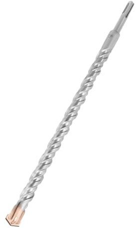 Hilpaty hammarborr SDS Plus betongborr 18 x 350 mm, professionell stenborr med 4 hårdmetallskärning för borrning i sten, betong, natursten, tegelvägg