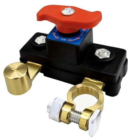 Interrupteur de coupure de batterie de voiture, cuivre pur,transmission stable, haute conductivité, interrupteur intelligent pour voiture, camion, bateau, camping-car