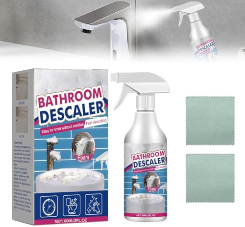 SUJEBKC Eliminador De Manchas Para Manchas Resistentes,Limpiador Multifuncional Para Cabina Ducha,Cal Ducha,De Baño Extra Fuerte,Limpiador Cristal,Alcantarillado