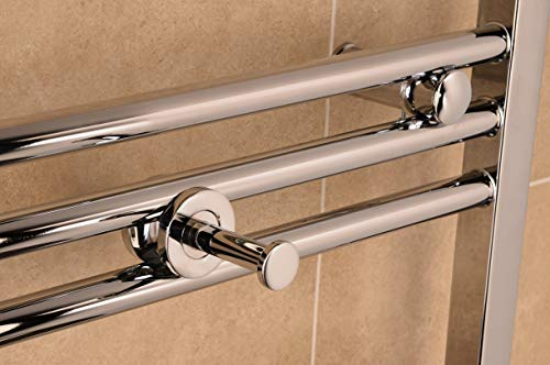 Manissa Solid Metal Chrome Plated Towel Warmer Hook Robe Hook - available in Square/Round/Peg shape (Round)