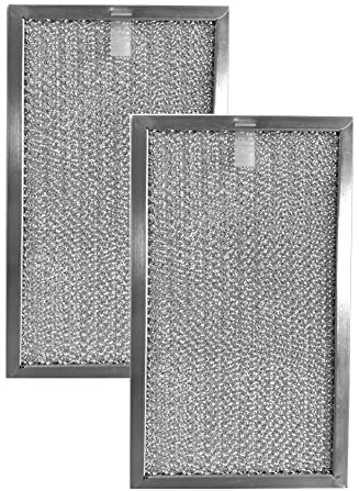 Air Filter Factory 5-3/4 X 10-3/4 X 3/8 Inches Range Hood Aluminum Grease Filter 2-Pack