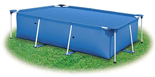 vidaXL Coperta per piscina blu 975 x 488 cm PE