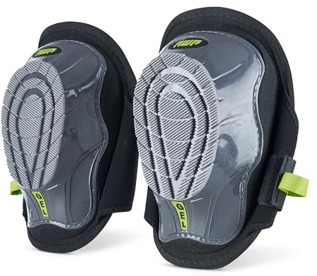 AWP Gel Stabilizer Non-Skid Knee Pads with Dual Layer Padding and Shock Stabilizer Caps for Flooring, Roofing, Decking for All-Day Support & Stability, Men and Women, One Size | L-22380-4