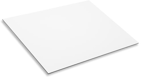 Baumaxxe Panneau composite aluminium blanc 40 x 30 cm 3 mm - az060