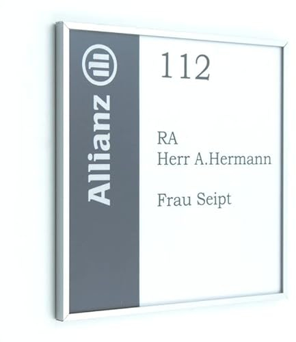 Logistic Sign System Türschild Tenuis für Büro (120/120 mm)