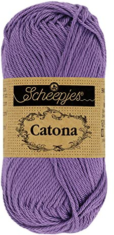 Scheepjes - Scheepjes Catona 113 Riddarsporre Garn - 20x25g