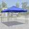 SCHYWL Gazebo di Ricambio 3 x 3 m, Copertura Impermeabile per Tetto del Padiglione, Copertura Superiore per Tetto a 1 Livello, Tessuto in Poliestere 300D, con Parte Superiore ventilata(Blue)