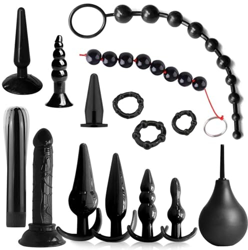 BDSMYEE 15pcs plug anal sex toys set, anal beads anal gode plug, prostate homme dildo sextoys plug, Butt plug pour Sex Couple Plaisir, anals jouet sexualité couple sextoyse