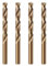 Misuyue M42 Foret Cobalt Metal 6mm, 4pcs HSS Forets Carbure Meche Metal Hélicoïdal Professional pour Inox Alliage Titane Cuivre Fer