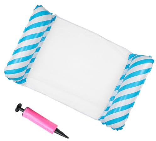 WUSJCOF Hamac Gonflable pour Piscine, 1 Pièce, Flottant de Inclinable Flotteur Hamac, Accessoires de Piscine, Matelas Gonflable et Bouée Adulte, Pour Adultes et Enfants, Pour Piscine et Plage