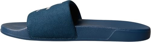 Calvin Klein Chanclas Hombre Slide con canvas, Azul (Ck Navy), 43