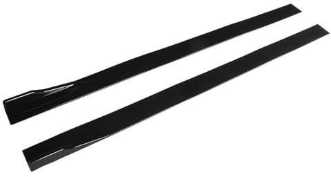 Faldones Laterales para A3 para A4 para A5 para A6 para A7 para A8 para Q3 para Q5 para Q7 2m Faldón Lateral De Coche Divisor Alerón Alerón Lateral Parachoques Borde Falda Lateral Automotriz