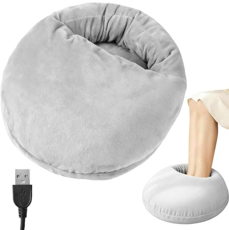 Chauffe-Pieds Électrique | Chauffage USB Réglable avec 3 Modes de Chaleur,Réchauffeur de Pieds Portable,Pour Femmes Hommes Lit Bureaux Chaise Camping Jambes Repos Travail