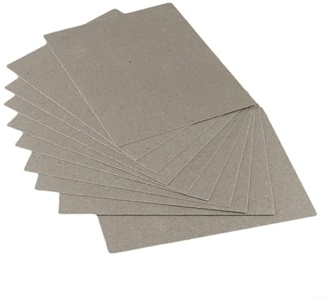 Solaughguy Lot de 10 couvercles de guide d'ondes pour micro-ondes, feuille de mica 150 x 120 mm, pièce de rechange compatible avec accessoires de four à micro-ondes