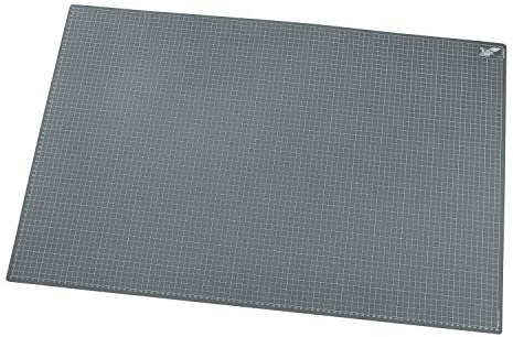 folia 2343 skärbräda, grå hantverksunderlägg med gallnät, ca 60 x 90 cm stor, för att skydda arbetsytan