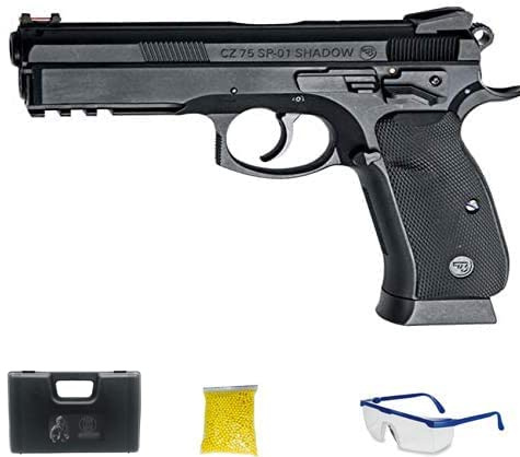 ASG CZ SP-01 SHADOW. Pistola de Airsoft Calibre 6mm (Arma Aire Suave de Bolas de plástico o PVC). Sistema: Muelle. <3,5J