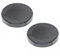 vhbw 2X Objektivdeckel für 45mm Fernglas-Objektiven - 2 Stück, Schwarz, Aufsteckbar