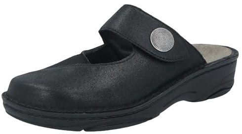 Berkemann Damen Heliane Hausschuh, schwarz/Glitter, 41.5 EU