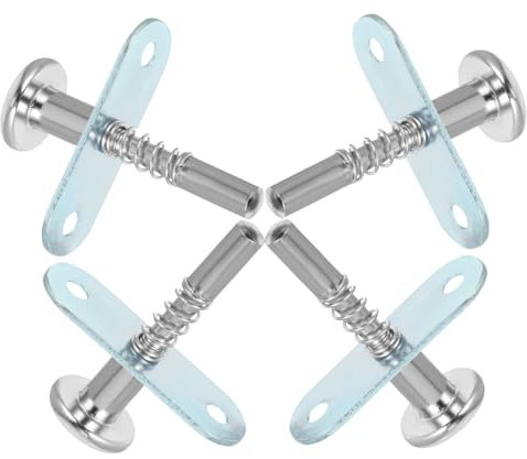 Mobestech 12 Stk Federverschluss Krippe Aus Metall Metall-kolbenverschlüsse Befestigungsbeschläge Für Betten Verriegelungskolben Kleiner Bettriegelteil Kabinett Kinderbett Eisen Suite