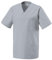 EXNER Medizinischer Schlupf-Kasack, OP-Kasack, Unisex, für Krankenpflege, Altenpflege, Farbe Silbergrau, Größe 6XL
