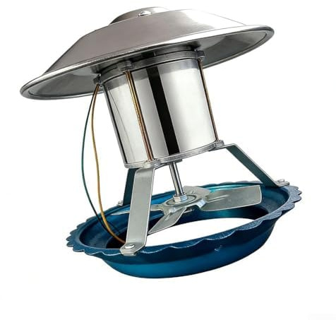 Potente ventilador de chimenea de 120 W para extracción de humo con funcionamiento de 220 V y carcasa de acero inoxidable para uso a largo plazo en sistemas de chimenea y estufa.