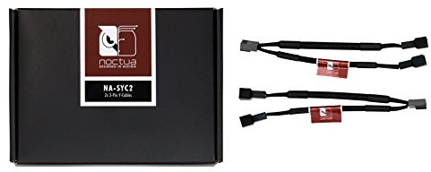 Noctua NA-SYC2, Cavi a Y a 3 pin per ventole per PC (Nero)