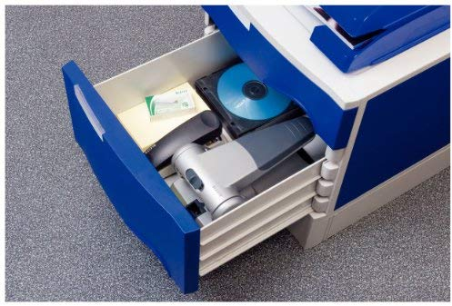 Leitz Registraturlocher bis A3, 6,5 mm, mit Anschlagschiene, blau