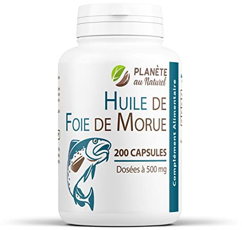 Huile de Foie de Morue 500 mg - 200 capsules