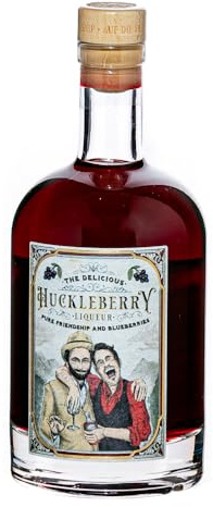 Huckleberry Gin Liqueur 22% vol (1 x 0.5l) - Pure Friendship and Blueberries