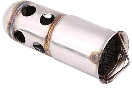 Silenciador de abrazadera de silenciador de tubo de escape universal de motocicleta de 51 mm puede deflector(2),Sistema de escape