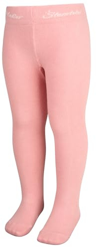 Sterntaler Strumpfhose uni - Baby und Kinder Strumpfhose mit hohem Baumwollanteil (90%) - hautsympathisch - bequeme Passform - pflegeleicht -Babykleidung ab Geburt - Größe 116, Farbe mattrosa