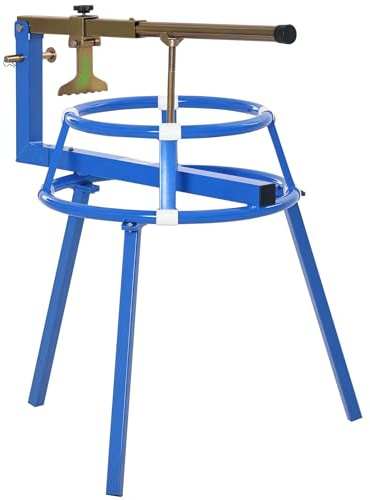 DURHAND Motorcycle Tire Changing Stand Durable Steel Machine with Adjustable Bead Popper and Leverage Handle for 16 - 24 Multi Size